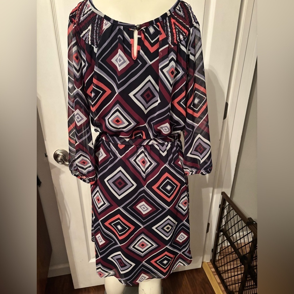Banana Republic colorful dress 8